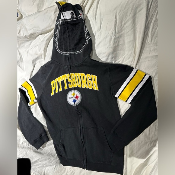🎁Youth: Pittsburgh Steelers Zip-Up Hoodie🎁 - Picture 3 of 11